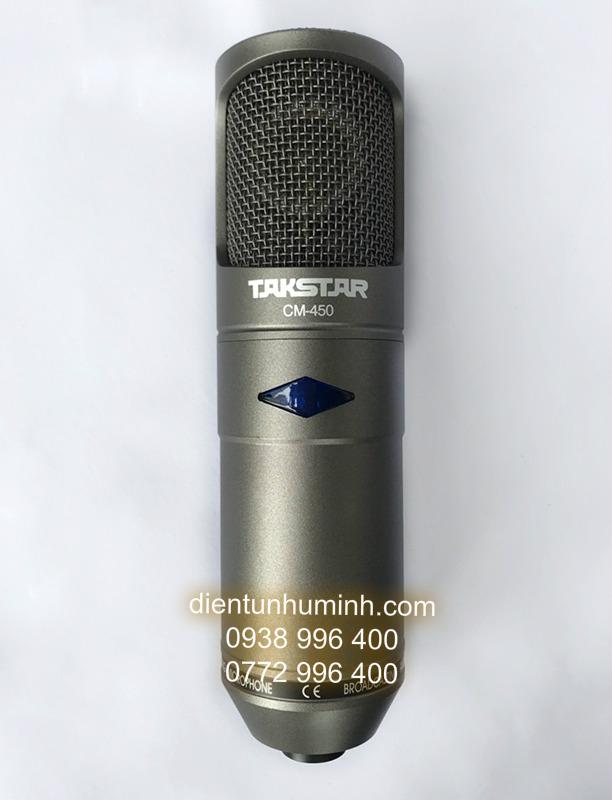 MICRO THU ÂM TAKSTAR CM-450 - MIC PHONG THU - MIC THU ÂM CAO CẤP