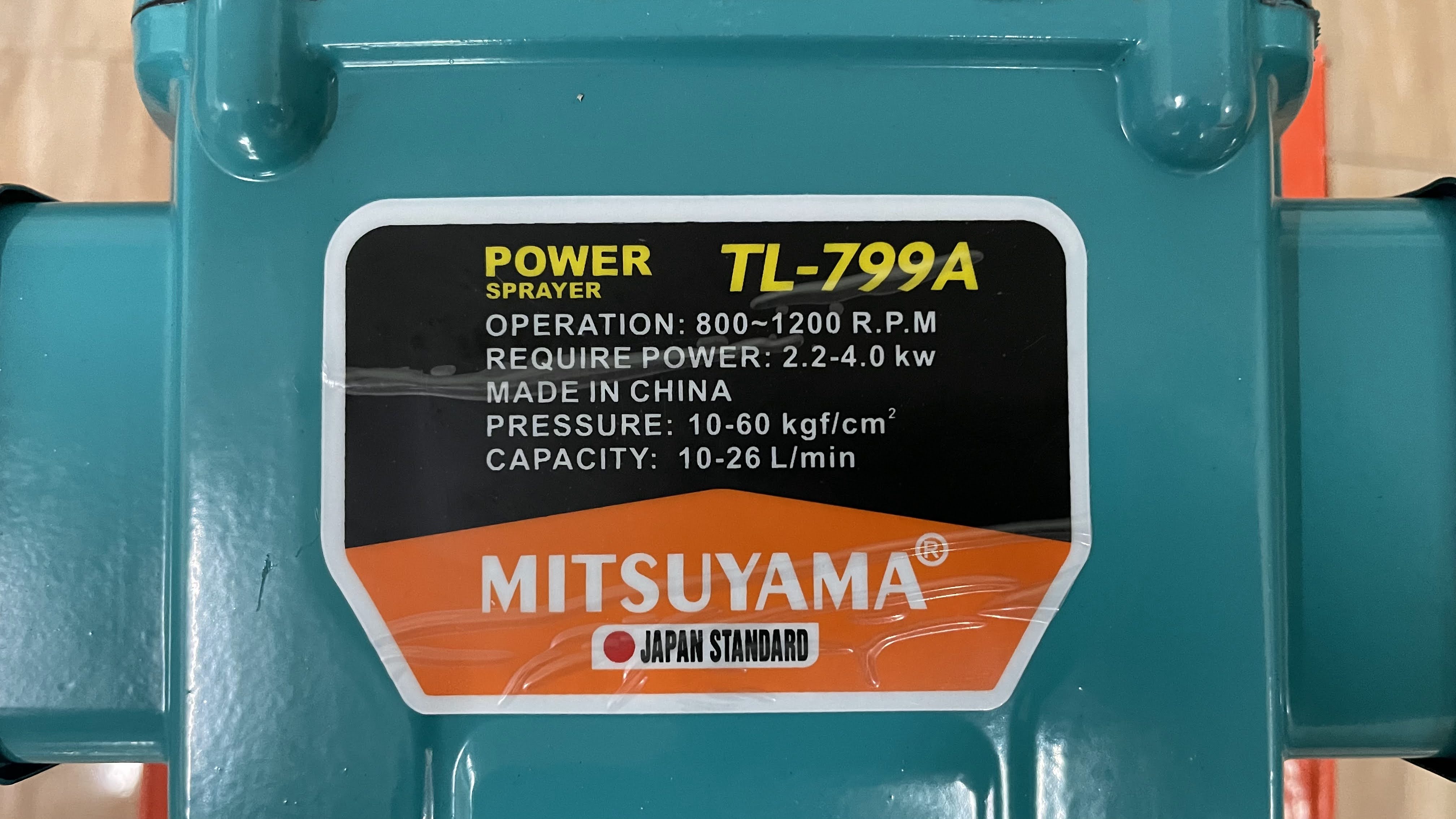 Đầu bơm rữa xe 3 piston Mitsuyama TL-799A (ty inox)