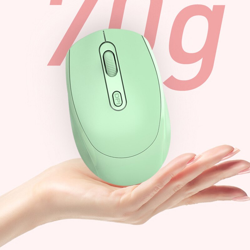 ZZOOI Macaron Wireless Bluetooth Dual-mode Rechargeable Game Mouse Computer Gamer Wirelesss Office Mouses Gaming Laptop Mice Keyboards