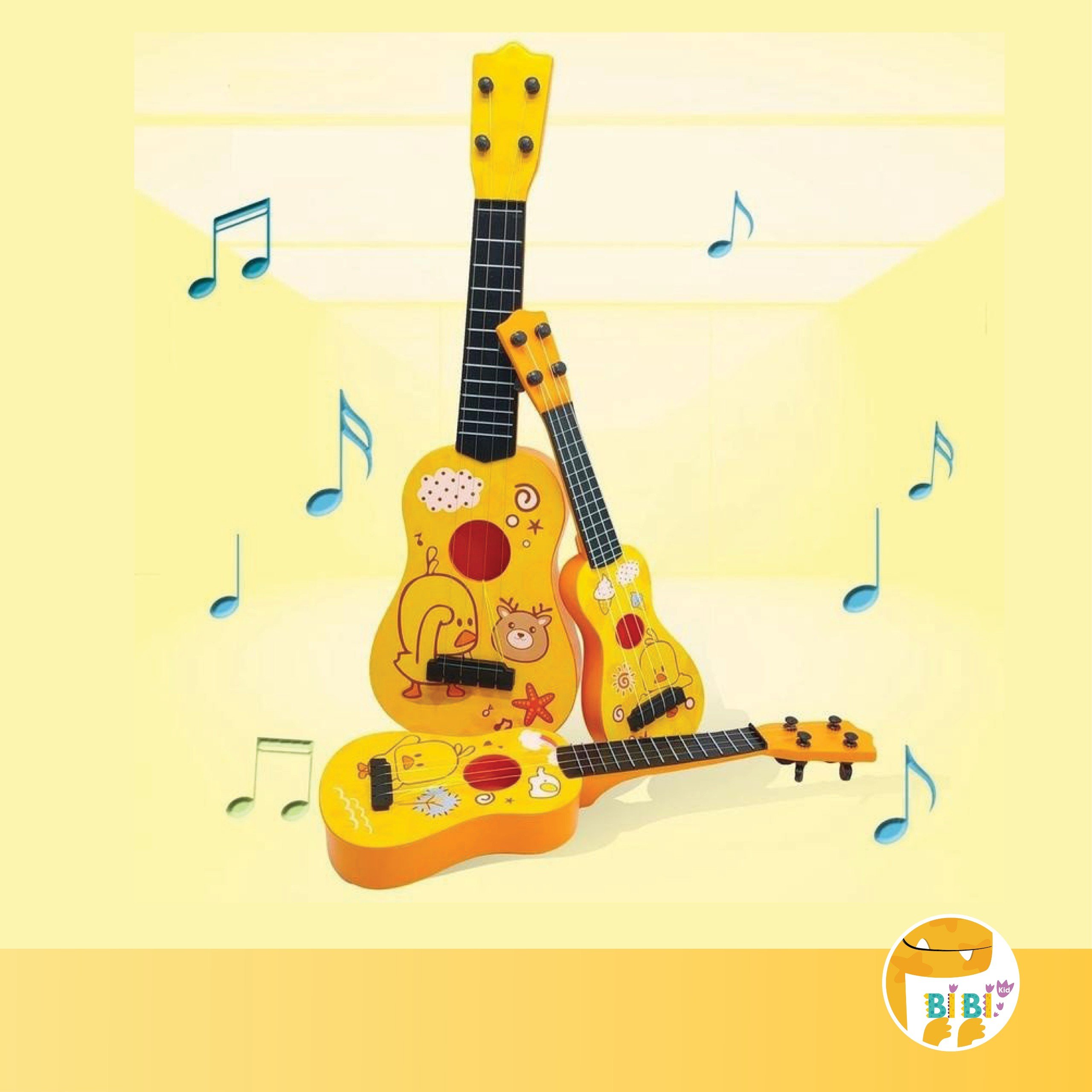 Đồ chơi đàn ghi ta Đàn Ukulele sai to cho bé