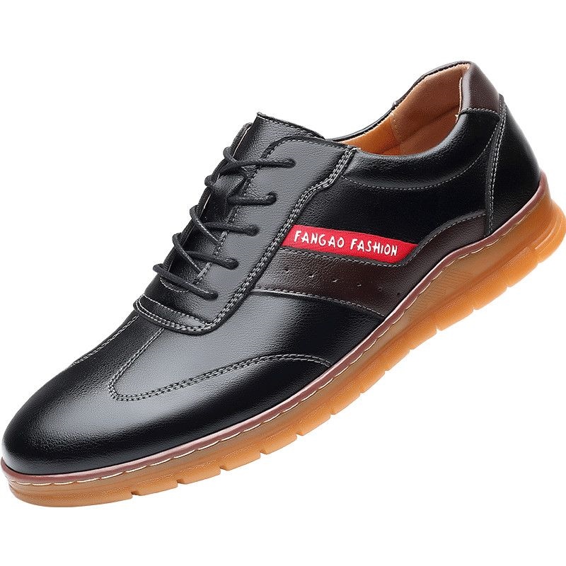 Head layer cowhide sport shoes male qiu dong han edition men s business