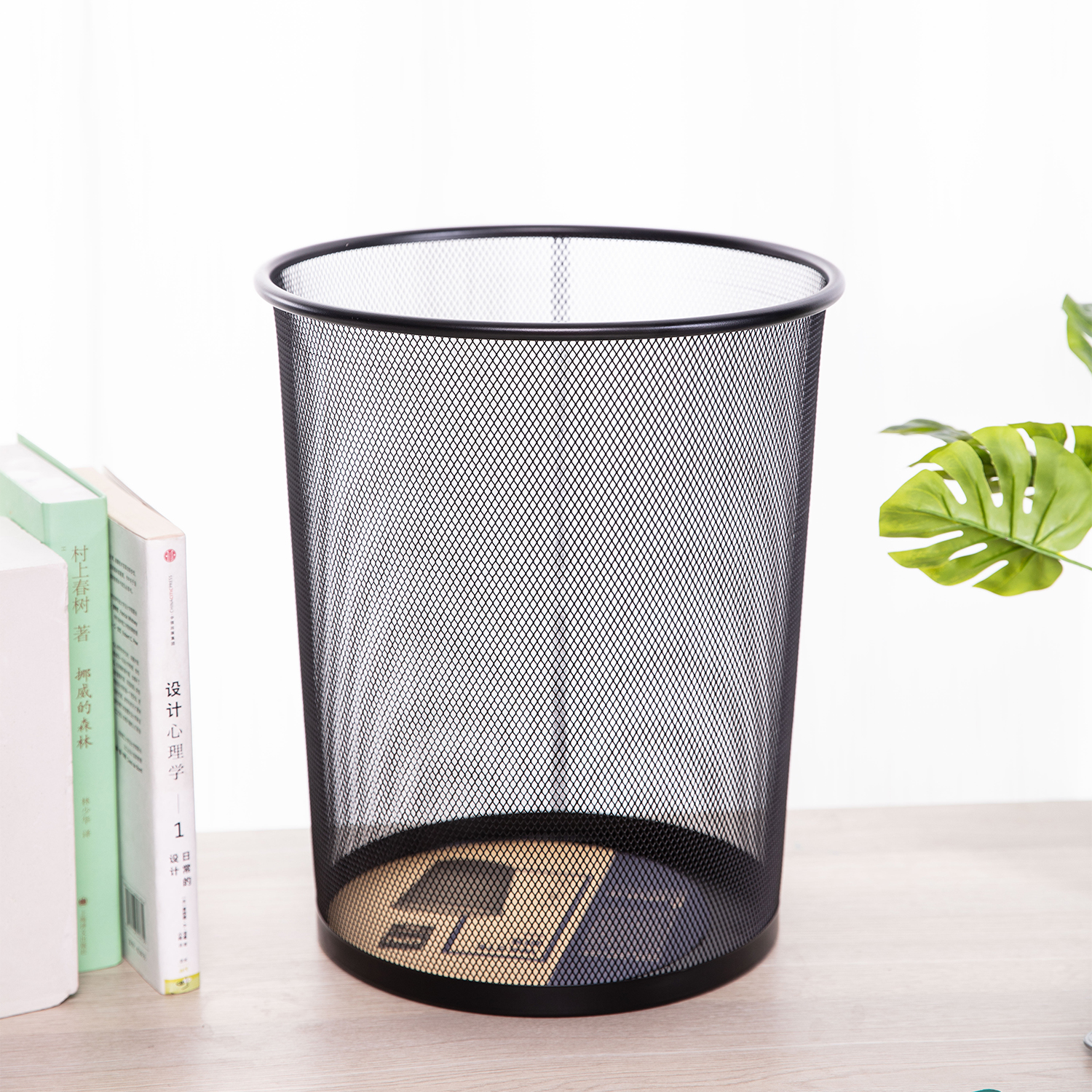 Thùng rác lưới, sọt đựng rác văn phòng mẫu tròn xinh xắn