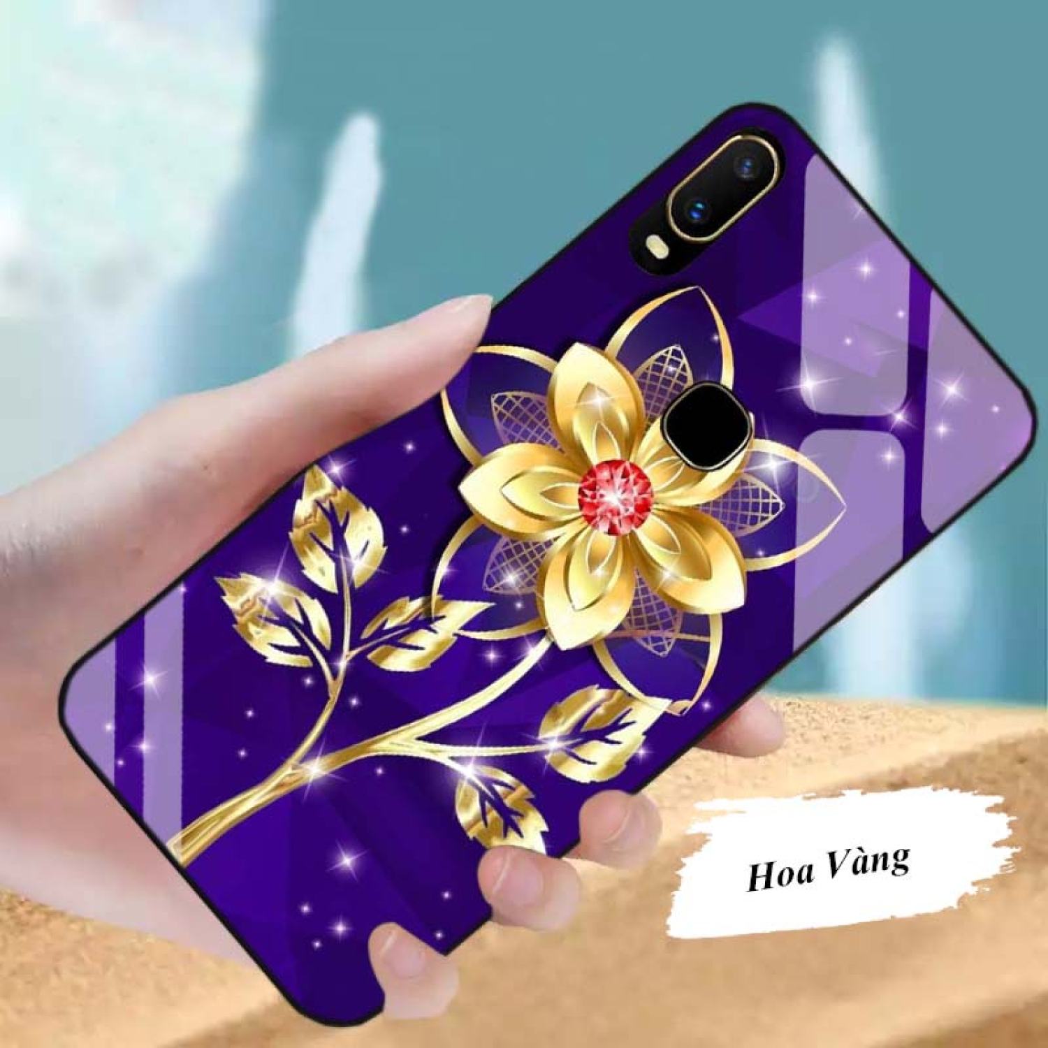 Ốp vivo v9, v9 youth lưng kính cường lực mới ƞhất