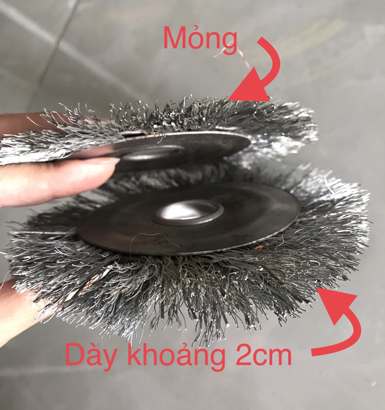 bánh cước sợi thép đánh bóng sắt rỉ sét ...