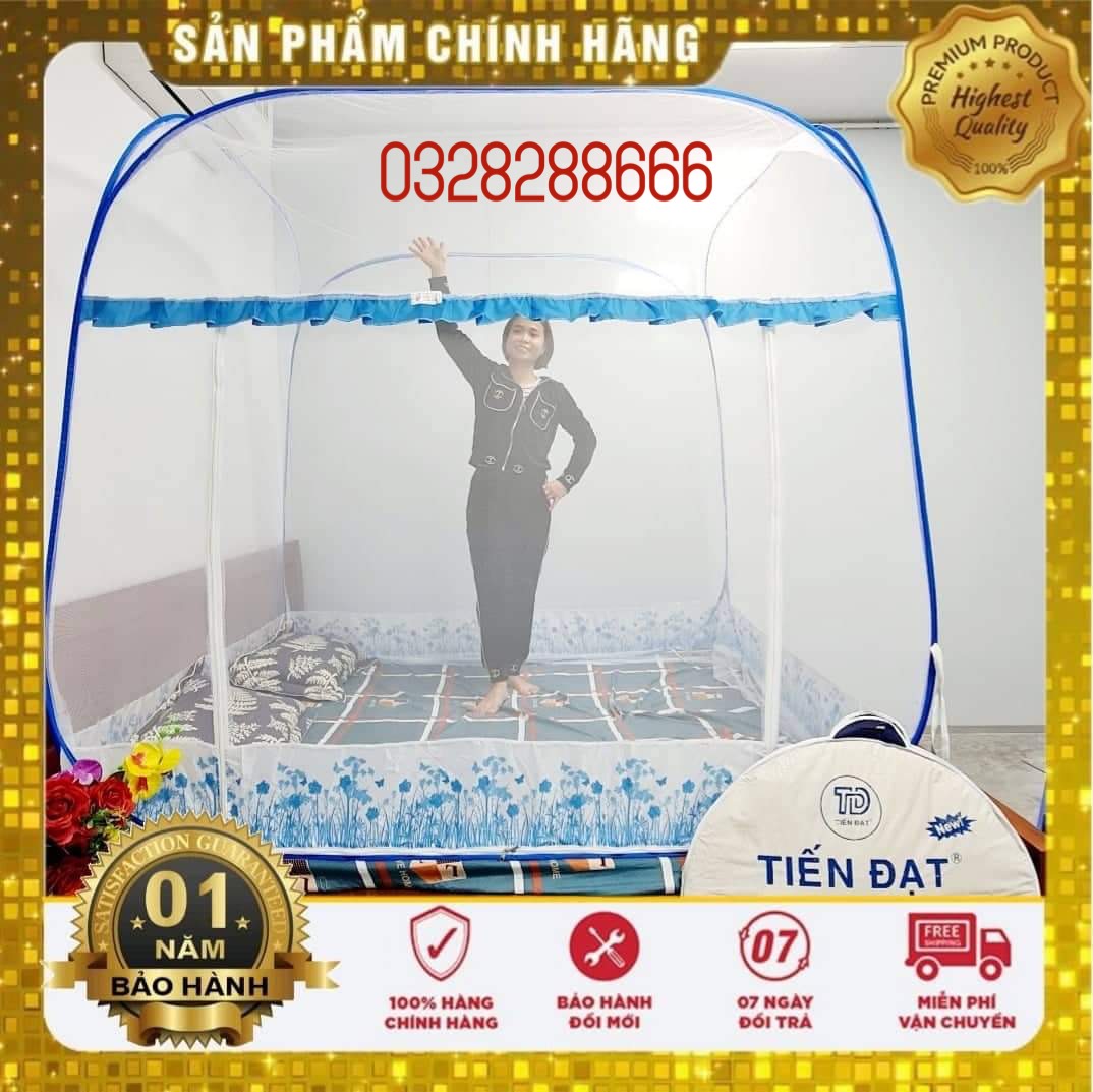 Mùng màn chụp đỉnh vuông cao cấp TIẾN ĐẠT,