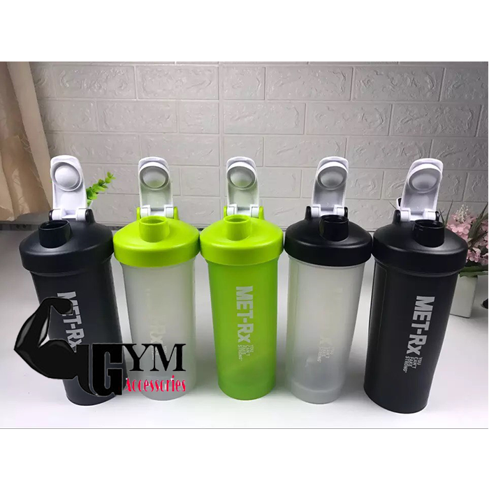 Bình nước 1 Lít thể thao bình lắc Shake bottle Met RX 1 lít