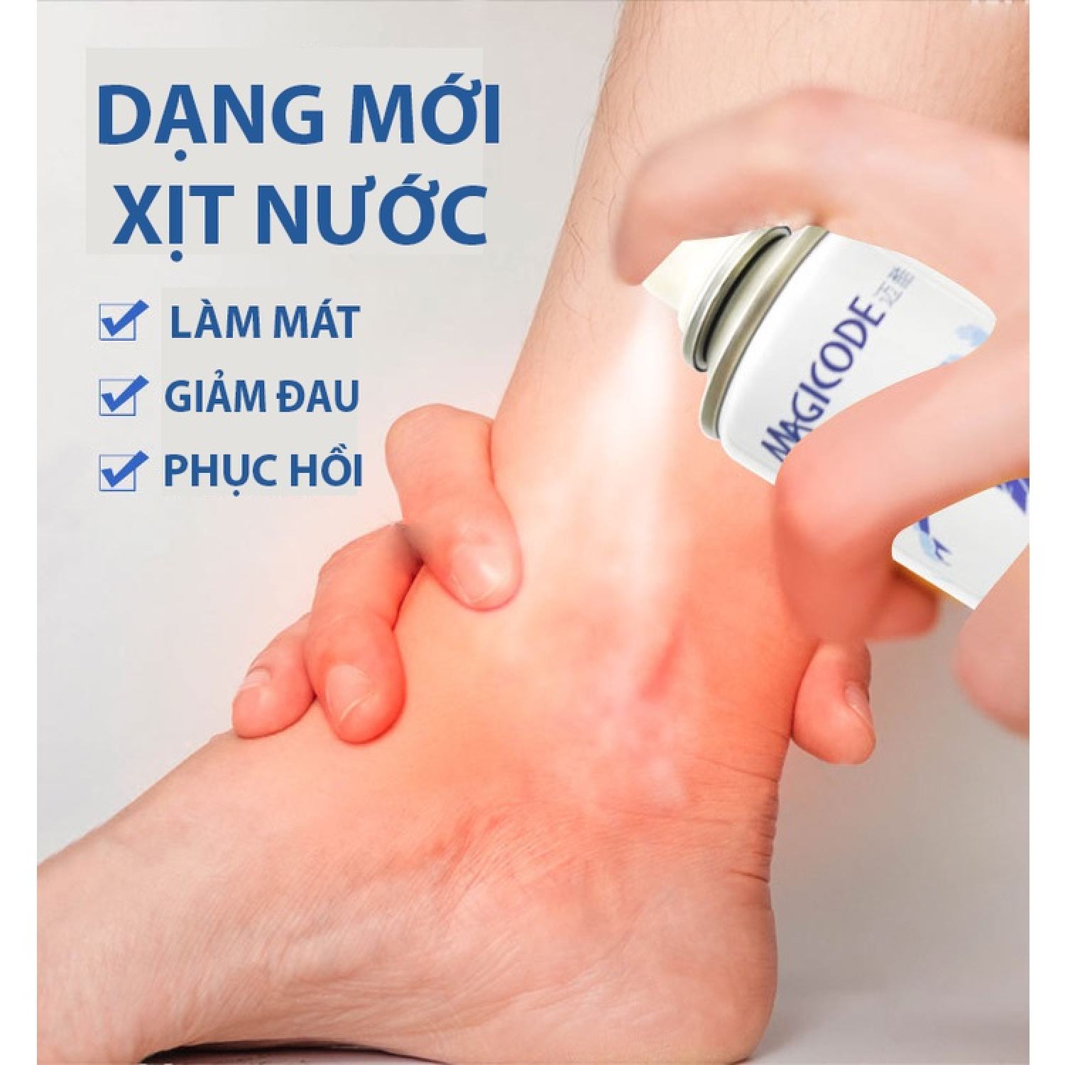 Xịt Lạnh Giảm Đau Thể Thao Magicode - Chai 200ml