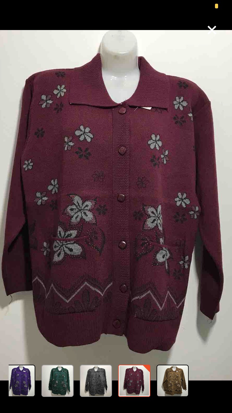 [HCM]Áo khoác len trung niên Quảng Châu( size 45-70kg)
