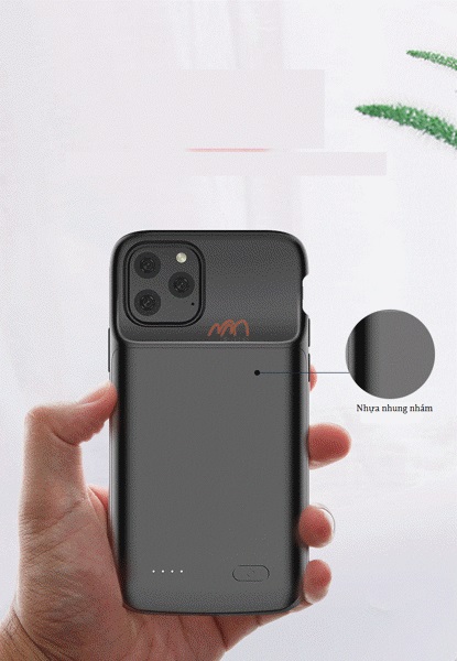 Ốp lưng kiêm sạc dự phòng iPhone 11 5000mah NewDery