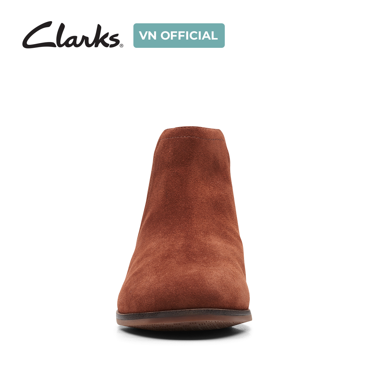 Giày Bốt Cổ Thấp Da Nữ Clarks - Trish Chelsea