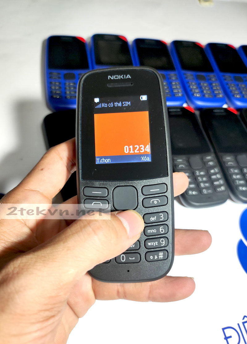Điện thoại rẻ Nokia 105 (2019) chính hãng 2 sim