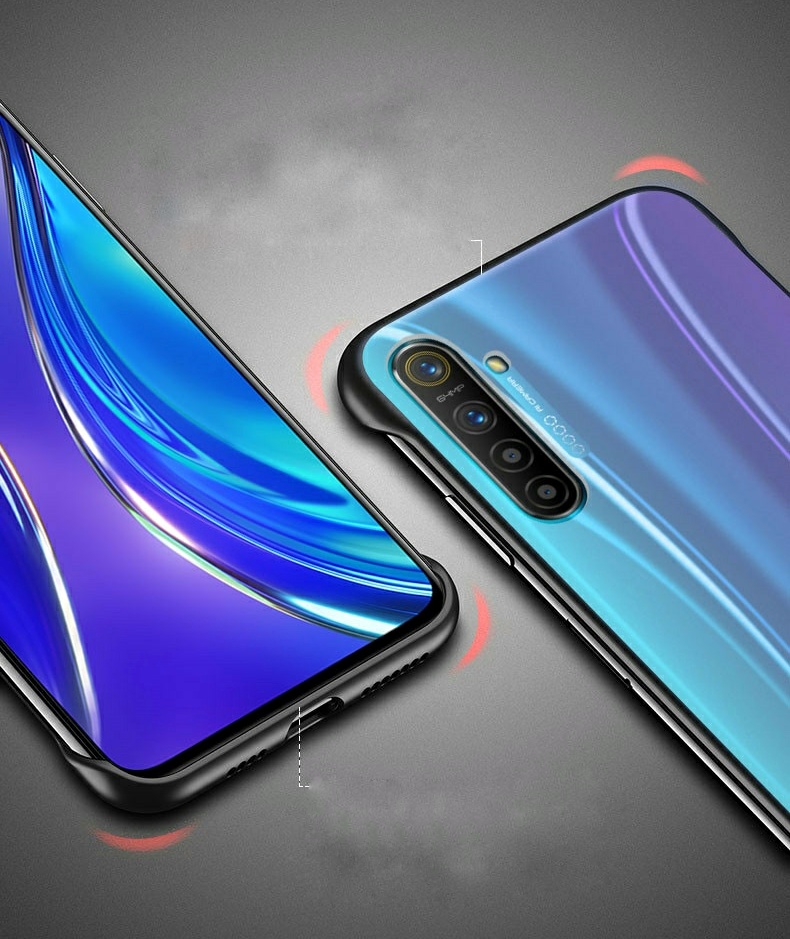 Ốp lưng Oppo Realme 6 Pro nhám mờ siêu mỏng không bo viền