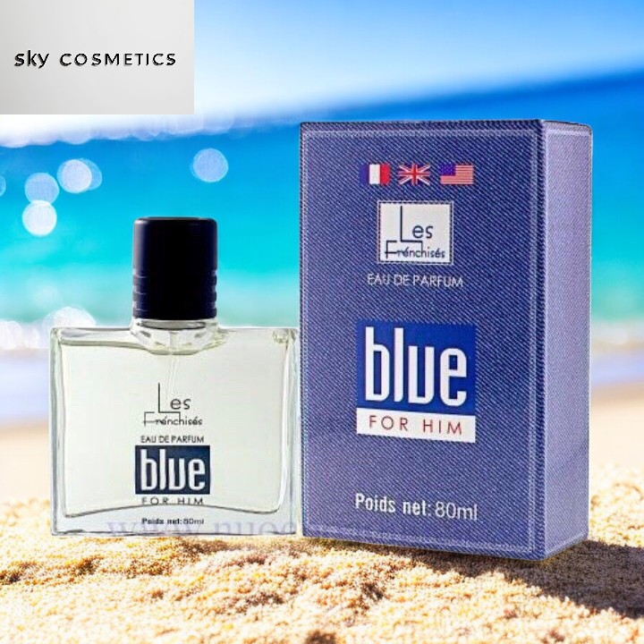 💙 Nước Hoa Nam Les Frénchisés Blue For Him 80ml – Lôi Cuốn, Lãng Mạn, Nam Tính