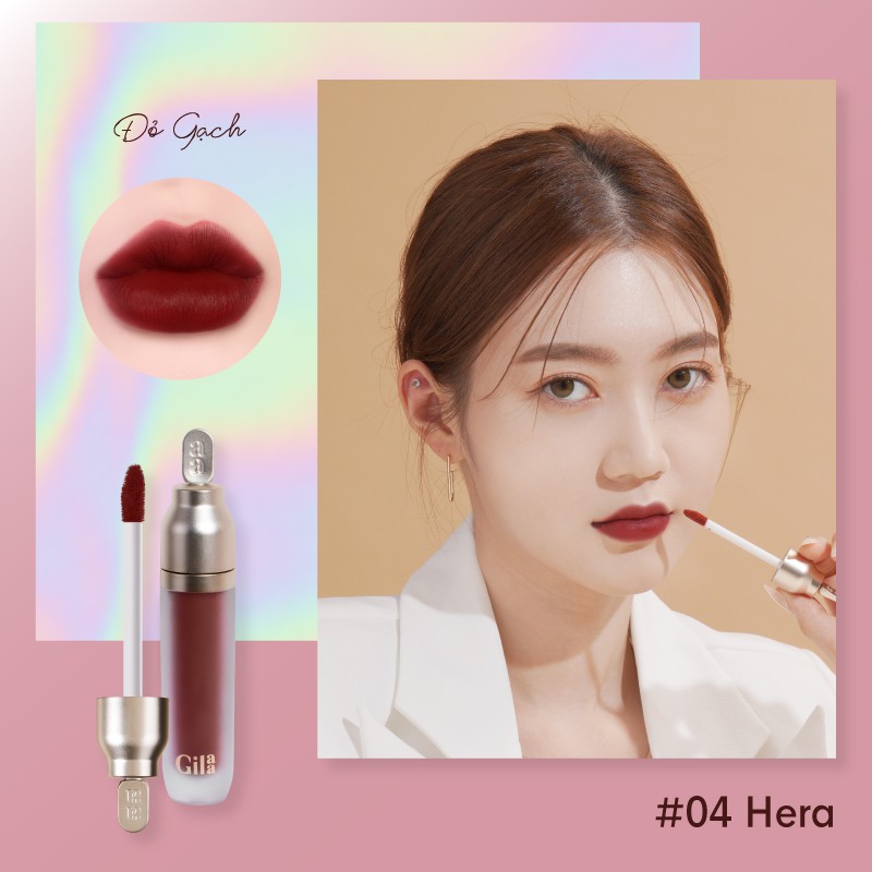 Son kem lì Glamrr Q Long Wear Lip Cream Full Size (5g)