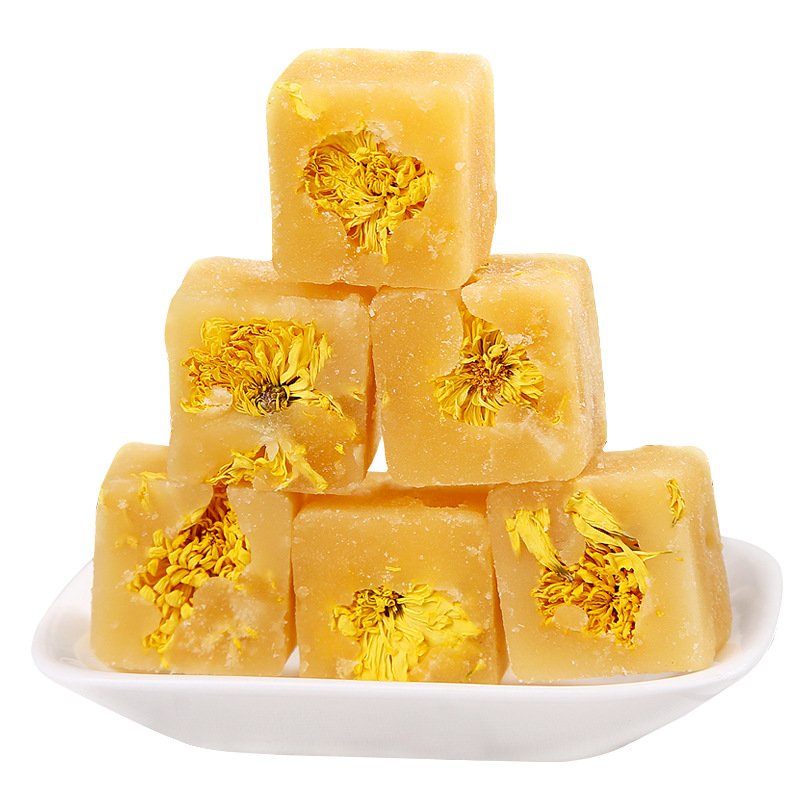 1 Kg Trà hoa cúc đường phèn loại ngon-đồ ăn vặt-ăn vặt