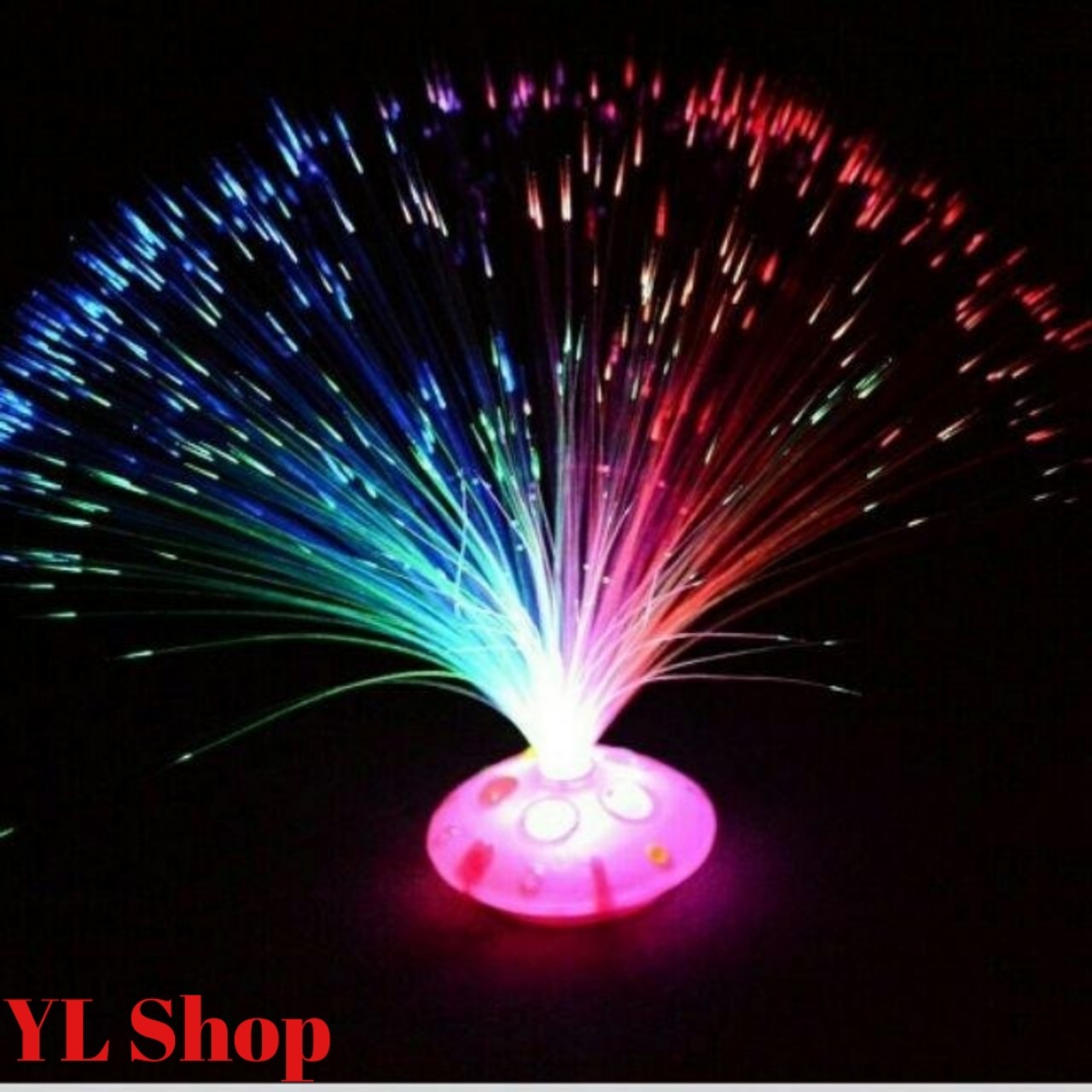 ĐÈN TRANG TRÍ - ĐÈN LED BÌNH HOA PHÁT SÁNG SỢI QUANG