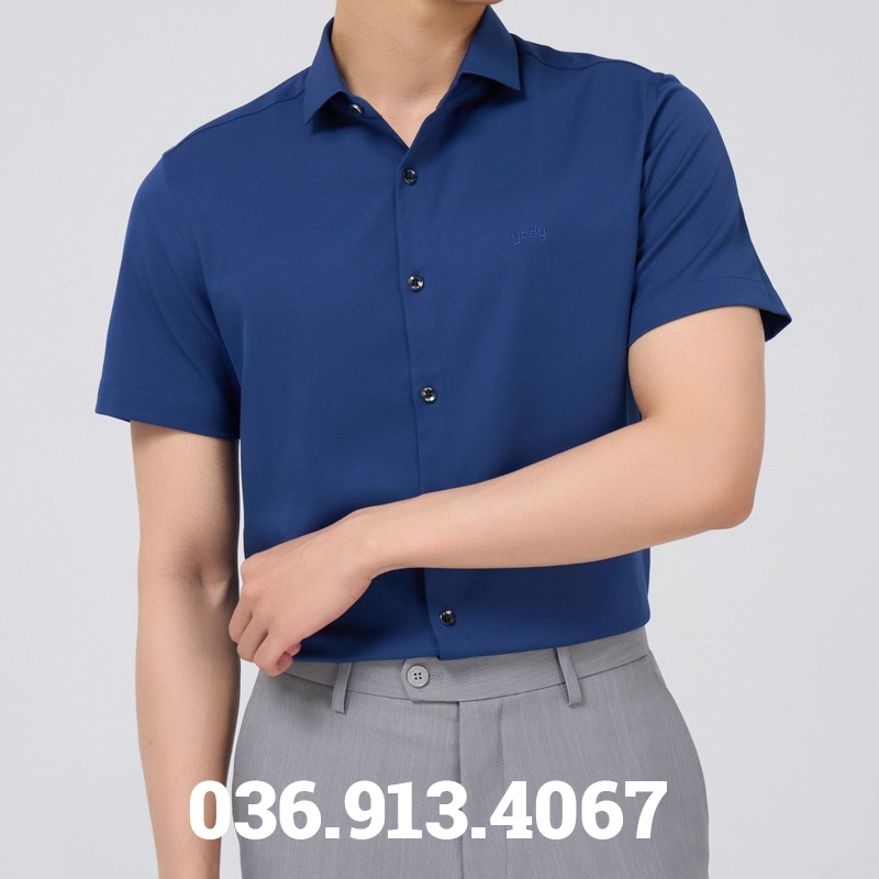 Rập giấy áo sơ mi nam cộc tay phom chuẩn (RẬP GIẤY, không phải quần áo)