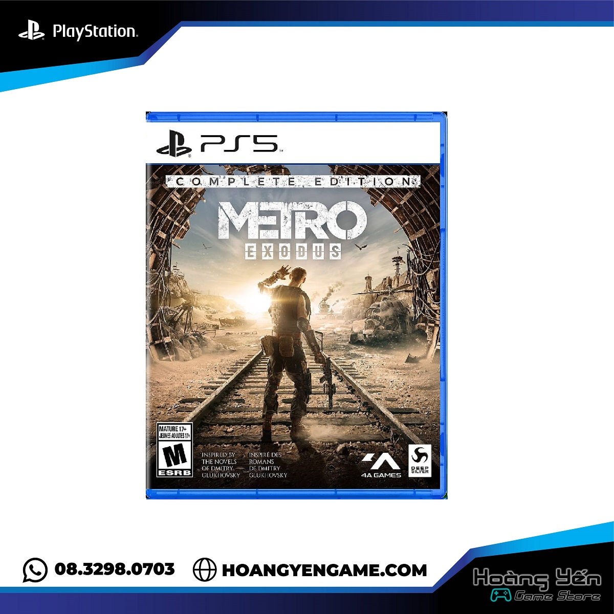 Đĩa Game Metro Exodus Complete Edition Ps5
