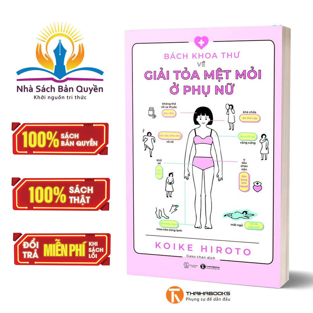 Sách - Bách khoa thư về giải tỏa mệt mỏi ở phụ nữ