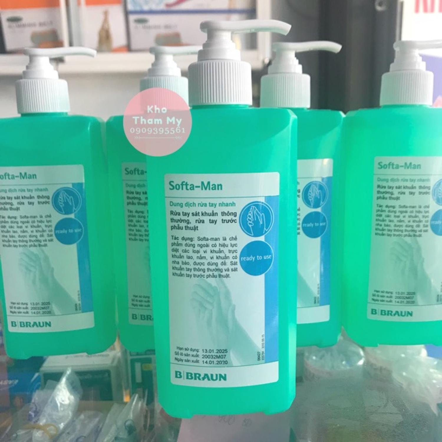 Dung dịch rửa tay sát khuẩn BBraun Softa-Man