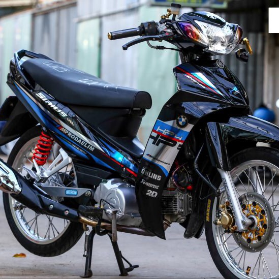 Tem rời Sirius xăng cơ HP4 chất liệu Crom