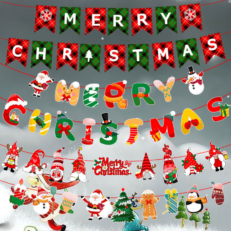Dây Treo Trang Trí Giáng Sinh Noel Merry Christmas