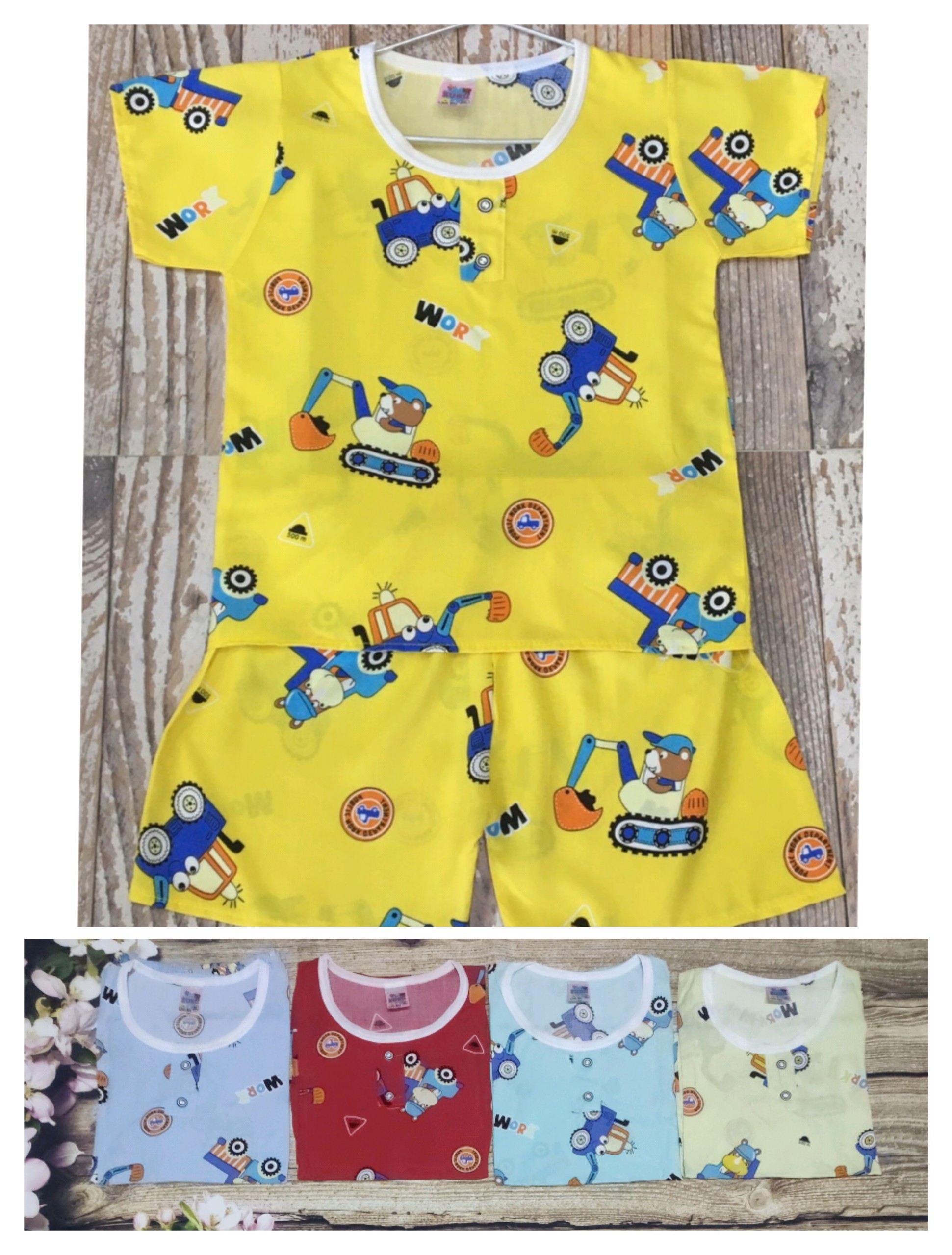 [HCM]Đồ bộ tole bé trai 18- 22kg (giao màu ngẫu nhiên)
