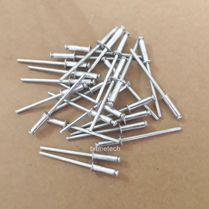 Đinh rút nhôm phi 3, phi 4, phi 5 (500g)