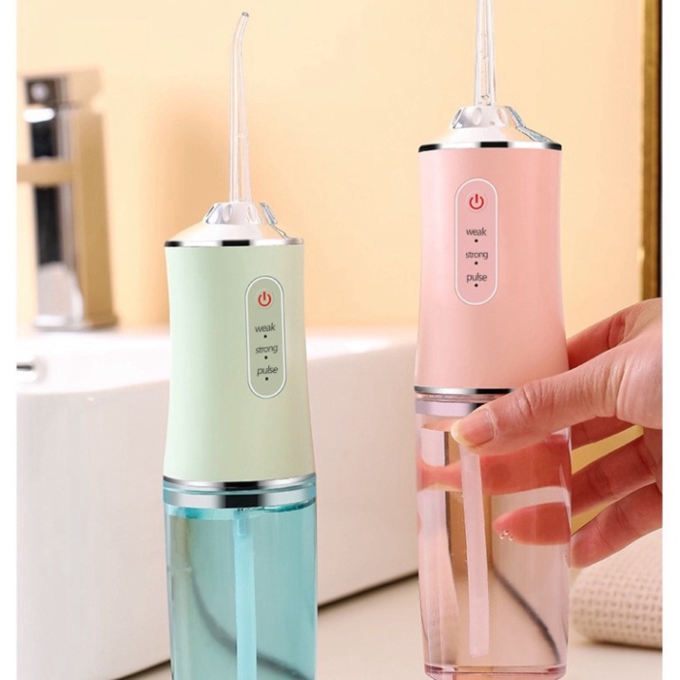Tăm Nước Vệ Sinh Răng Miệng Máy Xịt Răng 3 Chế Độ Phun Rửa Sạch Răng -  ( Bảo Hành 12 tháng Lỗi 1 đổi 1 )