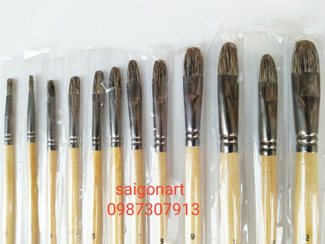 Cọ Lông Chồn Lẻ Từ Số 1 Đến Số 12