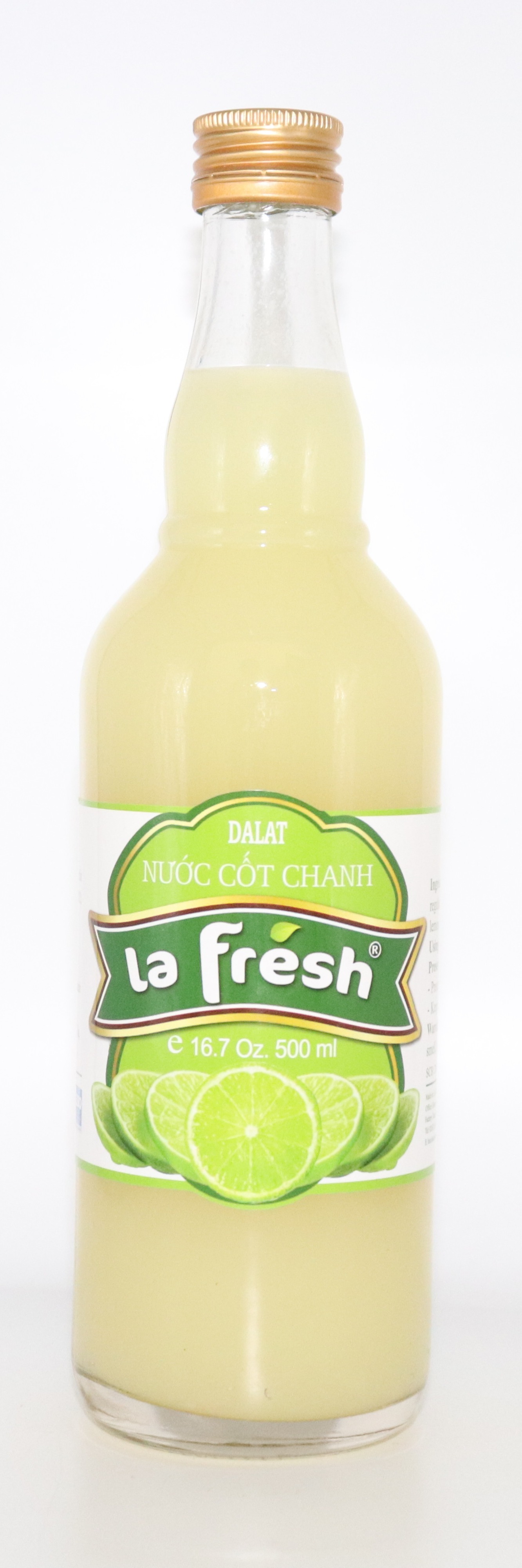 [HCM]Nước Cốt Chanh Vắt Không Đường Lafresh Đà Lạt 500ml