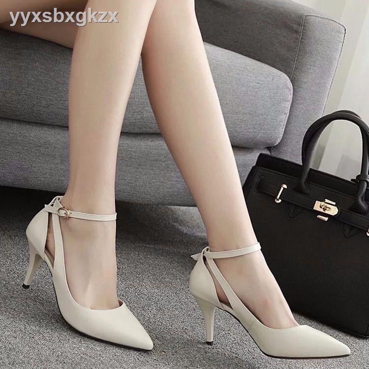 Giày cao gót 6 phân cao cấp hở gót SRLCC31 sang chảnh