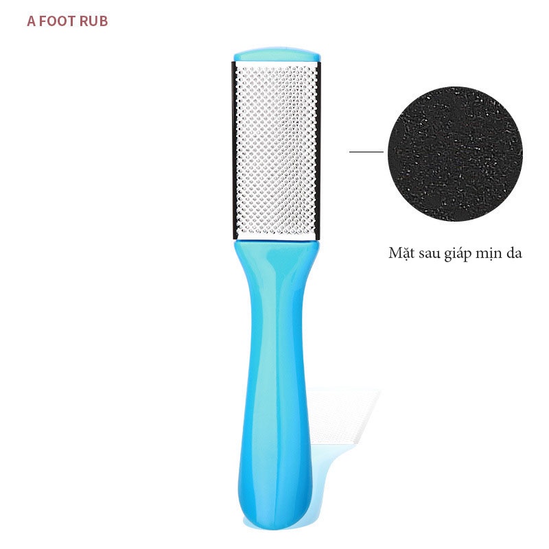 Chà gót chân - Dụng cụ chà gót chân mặt kim loại làm sạch tế bào chết