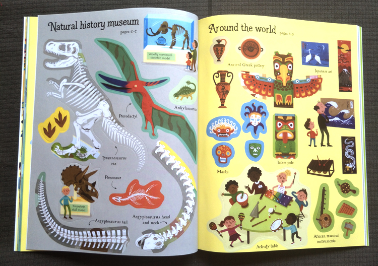 Usborne Sticker Book - Museums