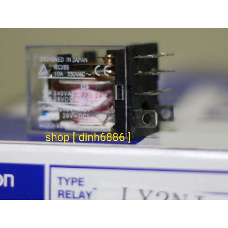 Relay, rơ le 8 chân to Omron LY2N - 220V
