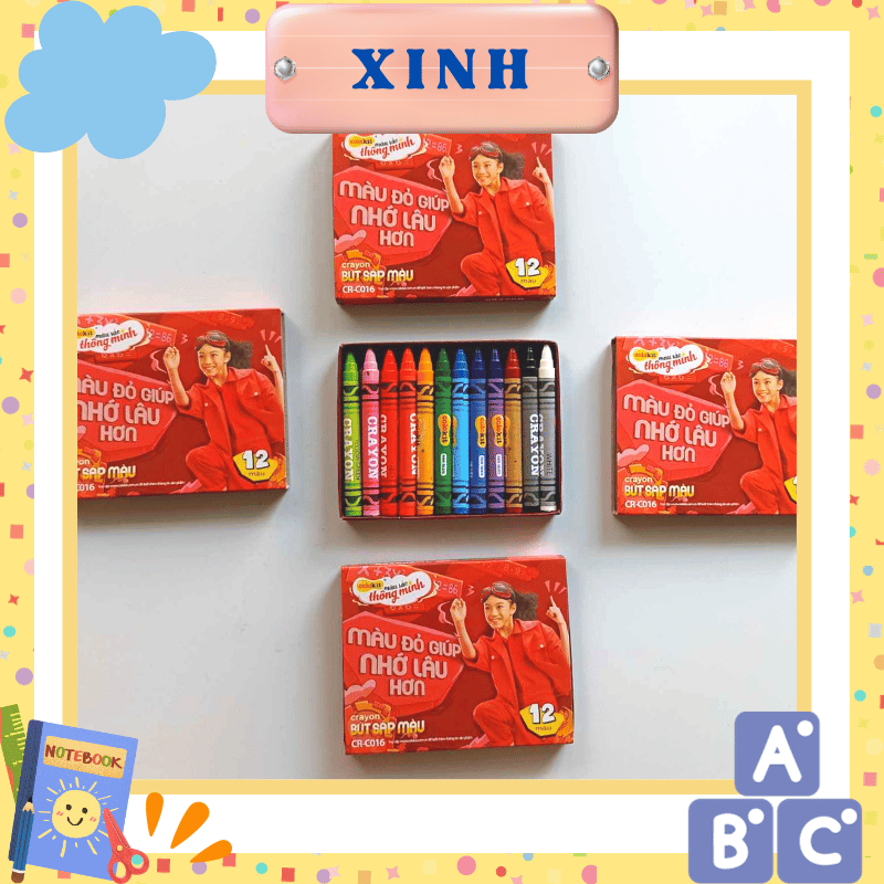 Bút sáp 12 màu Colokit CRC016