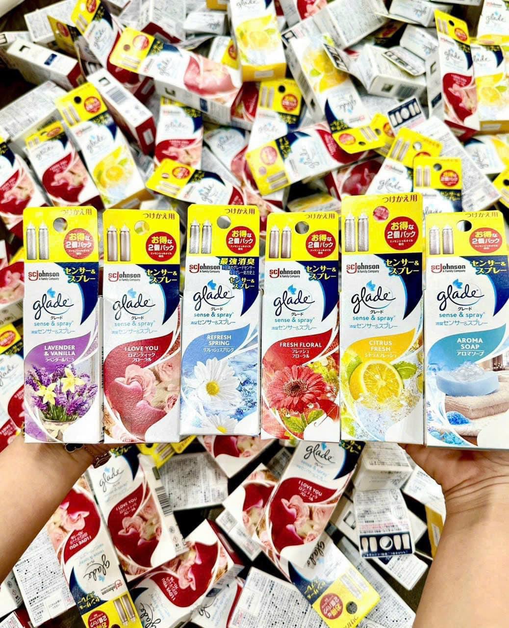 Máy Xịt Thơm Phòng Tự Động Glade Nội Địa Nhật Bản
