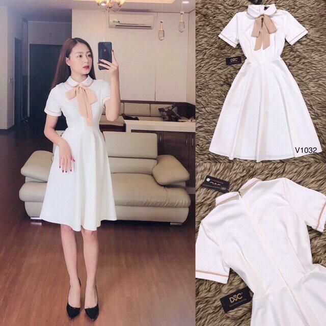 Đầm dự tiệc, đám cưới phối nơ cao cấp