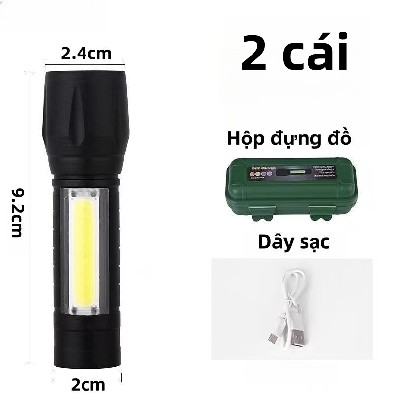 Đèn Pin mini Siêu Sáng Cao Cấp Có Zoom