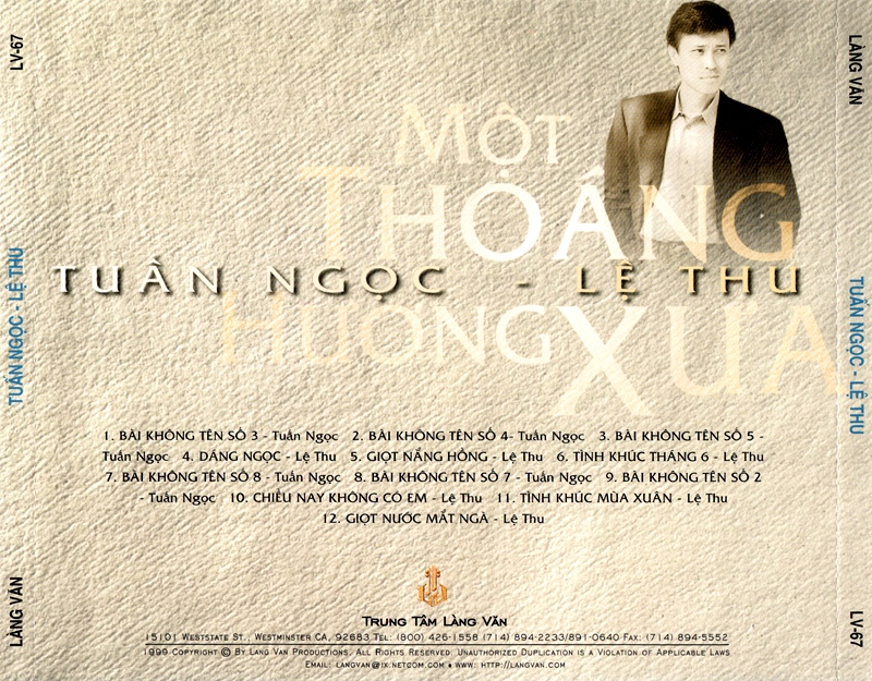 Bộ 6 đĩa CD nhạc Tuấn ngọc 5
