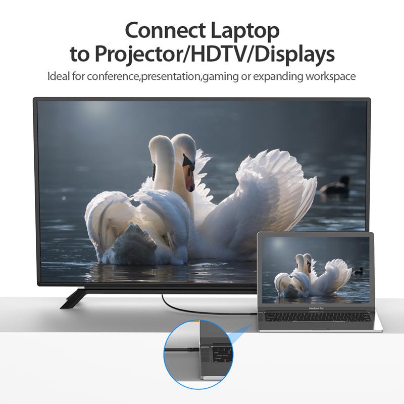 Cáp chuyển đổi Type-c sang HDMI 1.5M Vention CGUBG