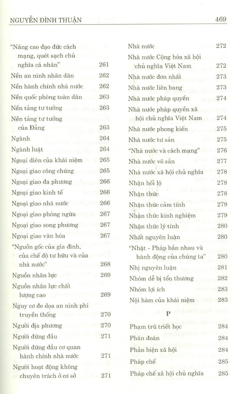 Thuật Ngữ Lý Luận Chính Trị