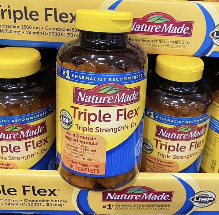 [HCM]Nature Made Triple Flex Triple Strength chai 200 viên Date 2026