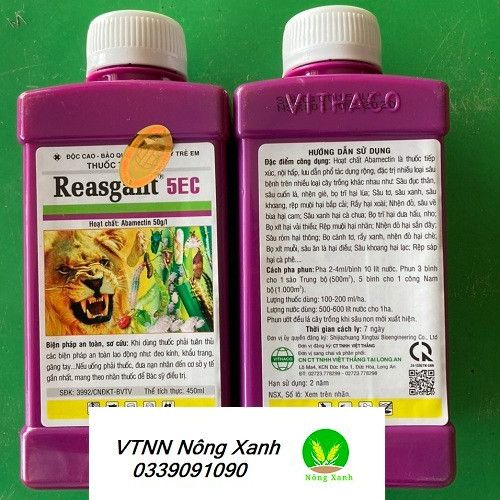 Thuốc trừ sâu Reasgant 5EC