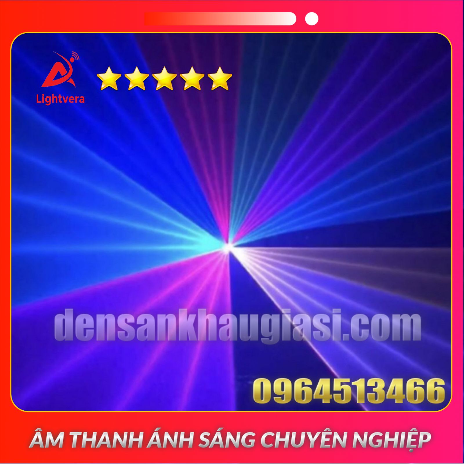 Đèn Laser Quét Tia RGB 500