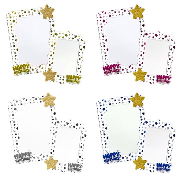 Set 2 khung ảnh để bàn tiệc sinh nhật