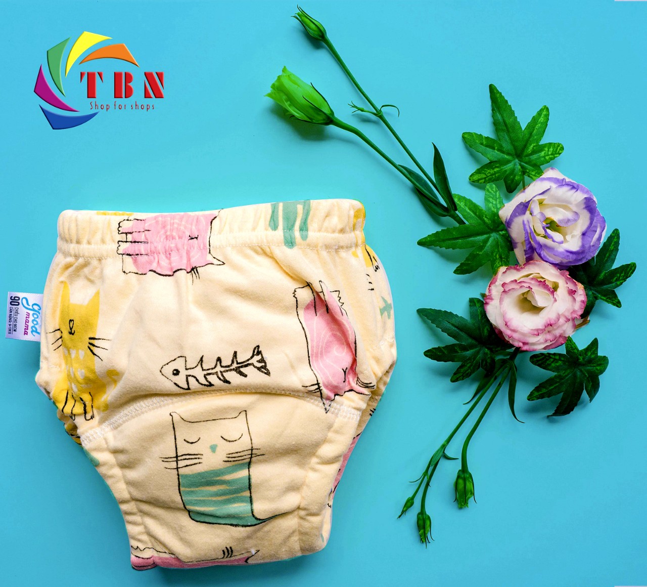 BÉ GÁI - Quần tập bỏ bỉm Goodmama xuất Nhật (5-15kg)
