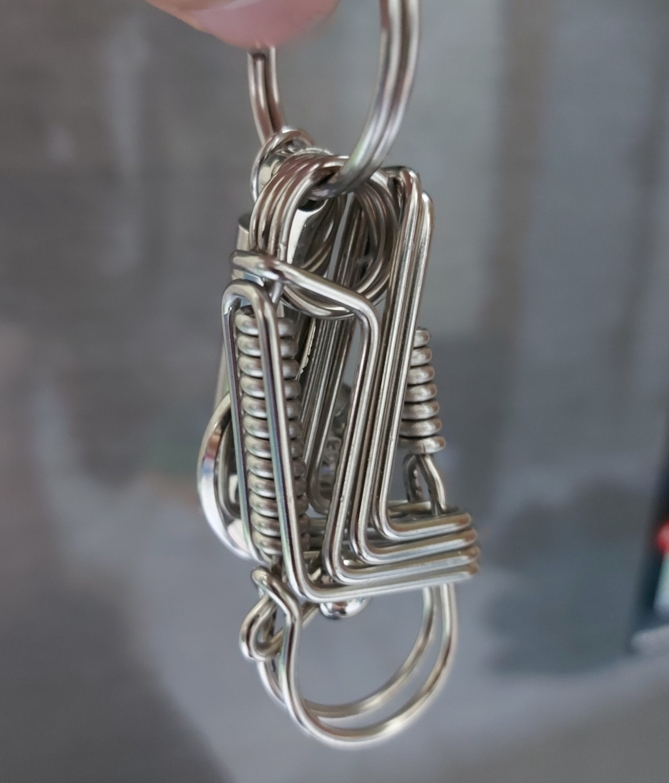 Móc Khóa inox làm thủ công