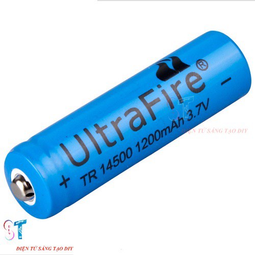 Nsv PIN SẠC 14500 ULTRAFIRE 3.7V 1200MAH