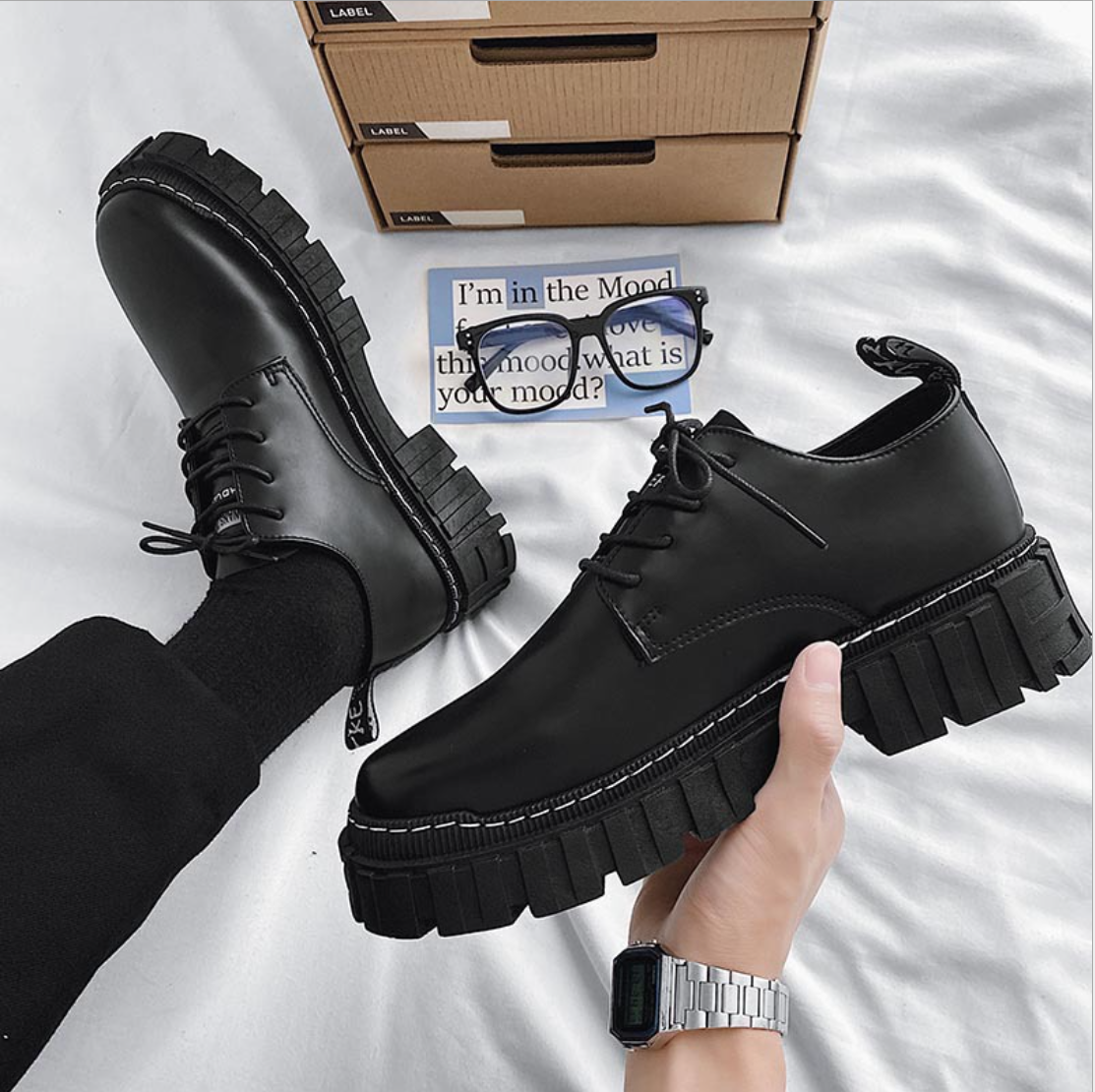 (VIDEO THẬT HÀNG TUYỂN CHỌN)  Giày Bốt dr martens JAM thấp cổ tăng chiều cao 6 cm